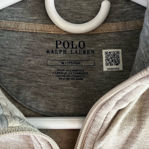 Vintage Polo Ralph Lauren Sweater Mens 1/4 Zip Small Horse Classic Preppy Top - Picture 3 of 3